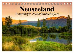 Neuseeland. Traumhafte Naturlandschaften (Tischkalender 2025 DIN A5 quer), CALVENDO Monatskalender