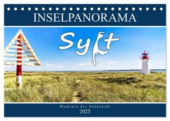 SYLT Inselpanorama (Tischkalender 2025 DIN A5 quer), CALVENDO Monatskalender - Calvendo;Dreegmeyer, Andrea