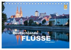 Deutschlands Flüsse (Tischkalender 2025 DIN A5 quer), CALVENDO Monatskalender