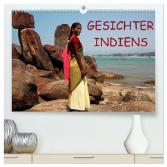 Gesichter Indiens (hochwertiger Premium Wandkalender 2025 DIN A2 quer), Kunstdruck in Hochglanz - Calvendo;Rauchenwald, Martin
