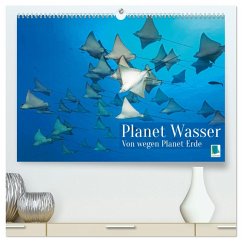 Planet Wasser: Von wegen Planet Erde (hochwertiger Premium Wandkalender 2025 DIN A2 quer), Kunstdruck in Hochglanz - Calvendo