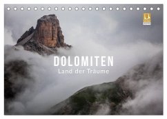 Dolomiten - Land der Träume (Tischkalender 2025 DIN A5 quer), CALVENDO Monatskalender