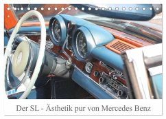 Der SL - Ästhetik pur von Mercedes Benz (Tischkalender 2025 DIN A5 quer), CALVENDO Monatskalender - Calvendo;Lantzsch, Katrin