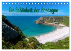Die Schönheit der Bretagne (Tischkalender 2025 DIN A5 quer), CALVENDO Monatskalender - Calvendo;Voigt, Tanja