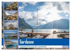 Gardasee - Impressionen aus der Lombardei (Wandkalender 2025 DIN A2 quer), CALVENDO Monatskalender