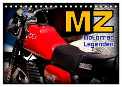 Motorrad-Legenden - MZ (Tischkalender 2025 DIN A5 quer), CALVENDO Monatskalender - Calvendo;Löwis of Menar, Henning von