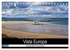 Vista Europa - Traumhafte Panoramen (Tischkalender 2025 DIN A5 quer), CALVENDO Monatskalender - Calvendo;Becker, Thomas