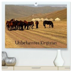 Unbekanntes Kirgistan (hochwertiger Premium Wandkalender 2025 DIN A2 quer), Kunstdruck in Hochglanz - Calvendo;Becker, Bernd