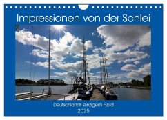 Impressionen von der Schlei - Deutschlands einzigem Fjord (Wandkalender 2025 DIN A4 quer), CALVENDO Monatskalender