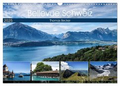 Bellevue Schweiz (Wandkalender 2025 DIN A3 quer), CALVENDO Monatskalender - Calvendo;Becker, Thomas