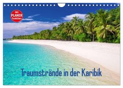 Traumstrände in der Karibik (Wandkalender 2025 DIN A4 quer), CALVENDO Monatskalender