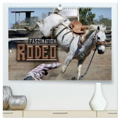 Faszination Rodeo (hochwertiger Premium Wandkalender 2025 DIN A2 quer), Kunstdruck in Hochglanz