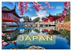 Japan - Hightech und Tradition (Wandkalender 2025 DIN A2 quer), CALVENDO Monatskalender