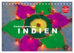 Farbenfrohes aus Indien (Tischkalender 2025 DIN A5 quer), CALVENDO Monatskalender