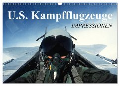 U.S. Kampfflugzeuge. Impressionen (Wandkalender 2025 DIN A3 quer), CALVENDO Monatskalender
