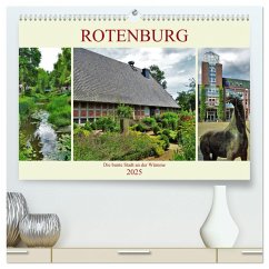 Rotenburg - Die bunte Stadt an der Wümme (hochwertiger Premium Wandkalender 2025 DIN A2 quer), Kunstdruck in Hochglanz