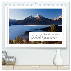 Rund um den Watzmann (hochwertiger Premium Wandkalender 2025 DIN A2 quer), Kunstdruck in Hochglanz - Calvendo;Vonzin, Andreas