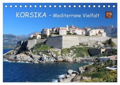 Korsika - Mediterrane Vielfalt (Tischkalender 2025 DIN A5 quer), CALVENDO Monatskalender