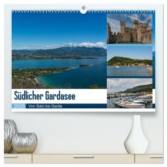 Südlicher Gardasee - Von Salo bis Garda (hochwertiger Premium Wandkalender 2025 DIN A2 quer), Kunstdruck in Hochglanz - Calvendo;Laser, Britta