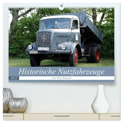 Historische Nutzfahrzeuge (hochwertiger Premium Wandkalender 2025 DIN A2 quer), Kunstdruck in Hochglanz - Calvendo;Bagunk, Anja