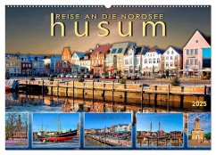 Reise an die Nordsee - Husum (Wandkalender 2025 DIN A2 quer), CALVENDO Monatskalender