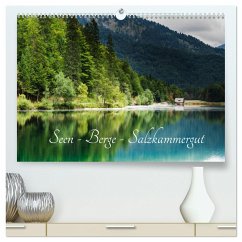 Seen - Berge - Salzkammergut (hochwertiger Premium Wandkalender 2025 DIN A2 quer), Kunstdruck in Hochglanz - Calvendo;Hauer, Hannelore