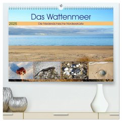 Das Wattenmeer - 2025 (hochwertiger Premium Wandkalender 2025 DIN A2 quer), Kunstdruck in Hochglanz