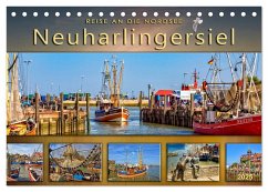 Reise an die Nordsee - Neuharlingersiel (Tischkalender 2025 DIN A5 quer), CALVENDO Monatskalender - Calvendo;Roder, Peter