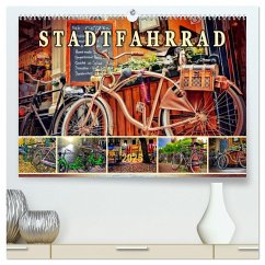 Stadtfahrrad (hochwertiger Premium Wandkalender 2025 DIN A2 quer), Kunstdruck in Hochglanz - Calvendo;Roder, Peter
