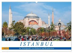 Istanbul - Im Schnittpunkt von Kulturen und Kontinenten (Wandkalender 2025 DIN A2 quer), CALVENDO Monatskalender