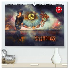 Steampunks (hochwertiger Premium Wandkalender 2025 DIN A2 quer), Kunstdruck in Hochglanz