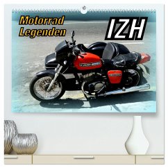 Motorrad-Legenden: IZH (hochwertiger Premium Wandkalender 2025 DIN A2 quer), Kunstdruck in Hochglanz
