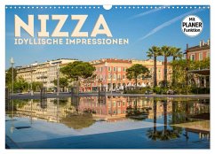 NIZZA Idyllische Impressionen (Wandkalender 2025 DIN A3 quer), CALVENDO Monatskalender