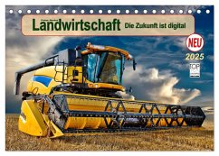 Landwirtschaft - die Zukunft ist digital (Tischkalender 2025 DIN A5 quer), CALVENDO Monatskalender