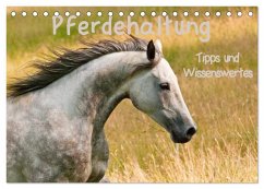 Pferdehaltung Tipps und Wissenswertes (Tischkalender 2025 DIN A5 quer), CALVENDO Monatskalender