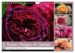 Rosen Reigen im Garten (Wandkalender 2025 DIN A4 quer), CALVENDO Monatskalender