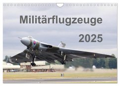 Militärflugzeuge 2025 (Wandkalender 2025 DIN A4 quer), CALVENDO Monatskalender - Calvendo;MUC-Spotter