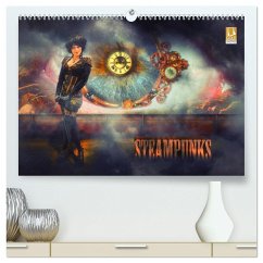 Steampunks (hochwertiger Premium Wandkalender 2025 DIN A2 quer), Kunstdruck in Hochglanz