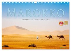 Marokko: Marrakesch, Atlas, Sahara, Fès (Wandkalender 2025 DIN A3 quer), CALVENDO Monatskalender