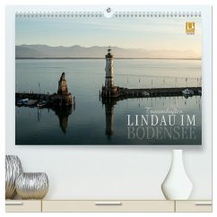 Traumhaftes Lindau im Bodensee (hochwertiger Premium Wandkalender 2025 DIN A2 quer), Kunstdruck in Hochglanz