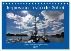 Impressionen von der Schlei - Deutschlands einzigem Fjord (Tischkalender 2025 DIN A5 quer), CALVENDO Monatskalender