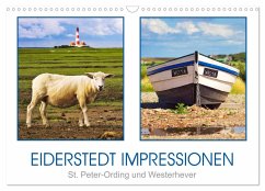 Eiderstedt Impressionen (Wandkalender 2025 DIN A3 quer), CALVENDO Monatskalender