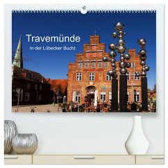 Travemünde in der Lübecker Bucht (hochwertiger Premium Wandkalender 2025 DIN A2 quer), Kunstdruck in Hochglanz - Calvendo;Riedel, Tanja