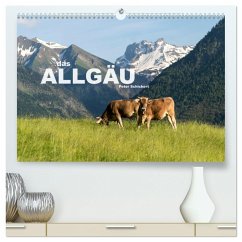 das Allgäu (hochwertiger Premium Wandkalender 2025 DIN A2 quer), Kunstdruck in Hochglanz