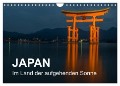 Japan - Im Land der aufgehenden Sonne (Wandkalender 2025 DIN A4 quer), CALVENDO Monatskalender