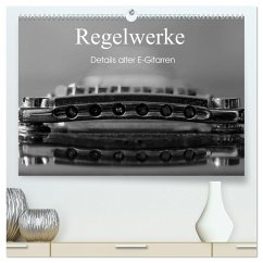 Regelwerke - Details alter E-Gitarren (hochwertiger Premium Wandkalender 2025 DIN A2 quer), Kunstdruck in Hochglanz