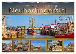 Reise an die Nordsee - Neuharlingersiel (Wandkalender 2025 DIN A2 quer), CALVENDO Monatskalender - Calvendo;Roder, Peter