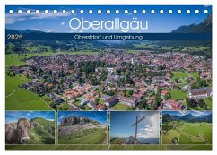 Oberallgäu - Oberstdorf und Umgebung (Tischkalender 2025 DIN A5 quer), CALVENDO Monatskalender