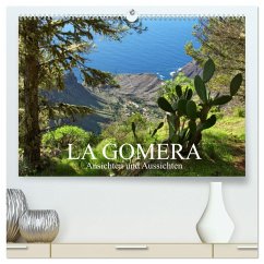 La Gomera - Ansichten und Aussichten (hochwertiger Premium Wandkalender 2025 DIN A2 quer), Kunstdruck in Hochglanz
