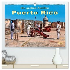 Die großen Antillen - Puerto Rico (hochwertiger Premium Wandkalender 2025 DIN A2 quer), Kunstdruck in Hochglanz